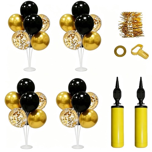 Set black and gold - 4,