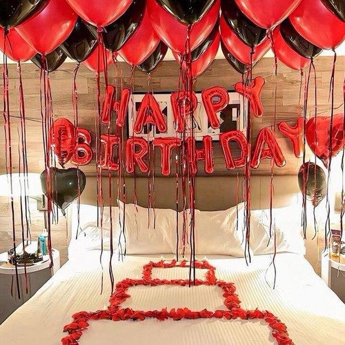 Red and black - and, birthday