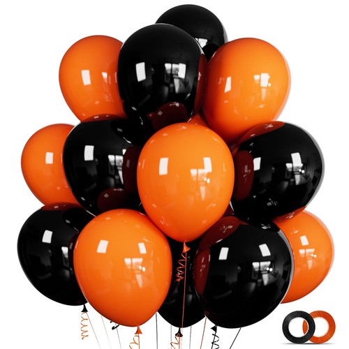 100 pcs black and orange - black,