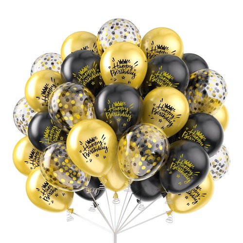 45pcs happy birthday balloons - happy,